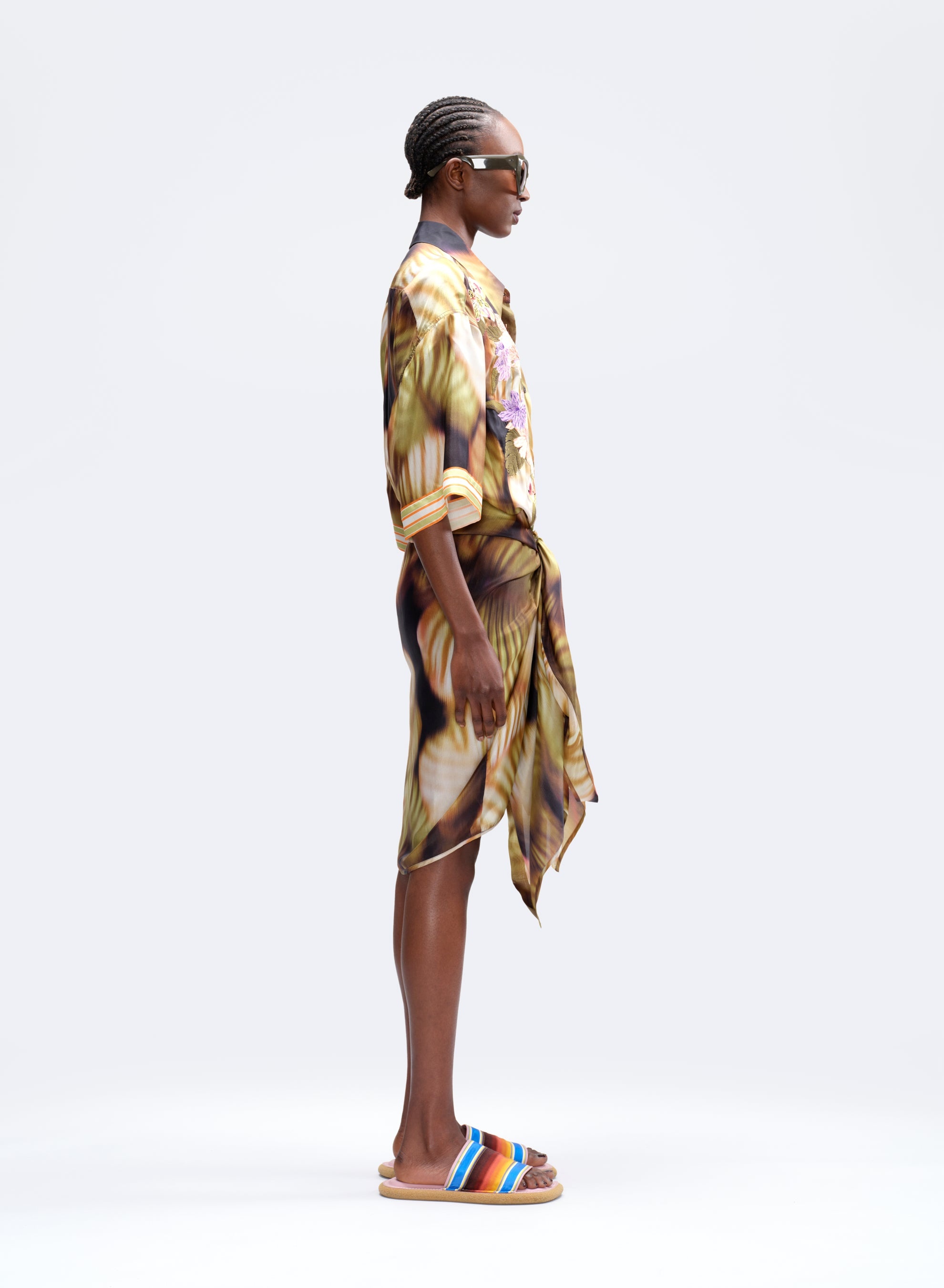 SHIRT DRESS WITH EMBROIDERY - 5
