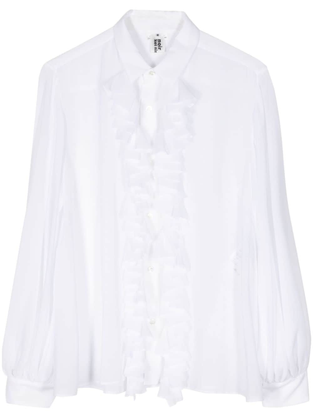 frill-detailing shirt - 1