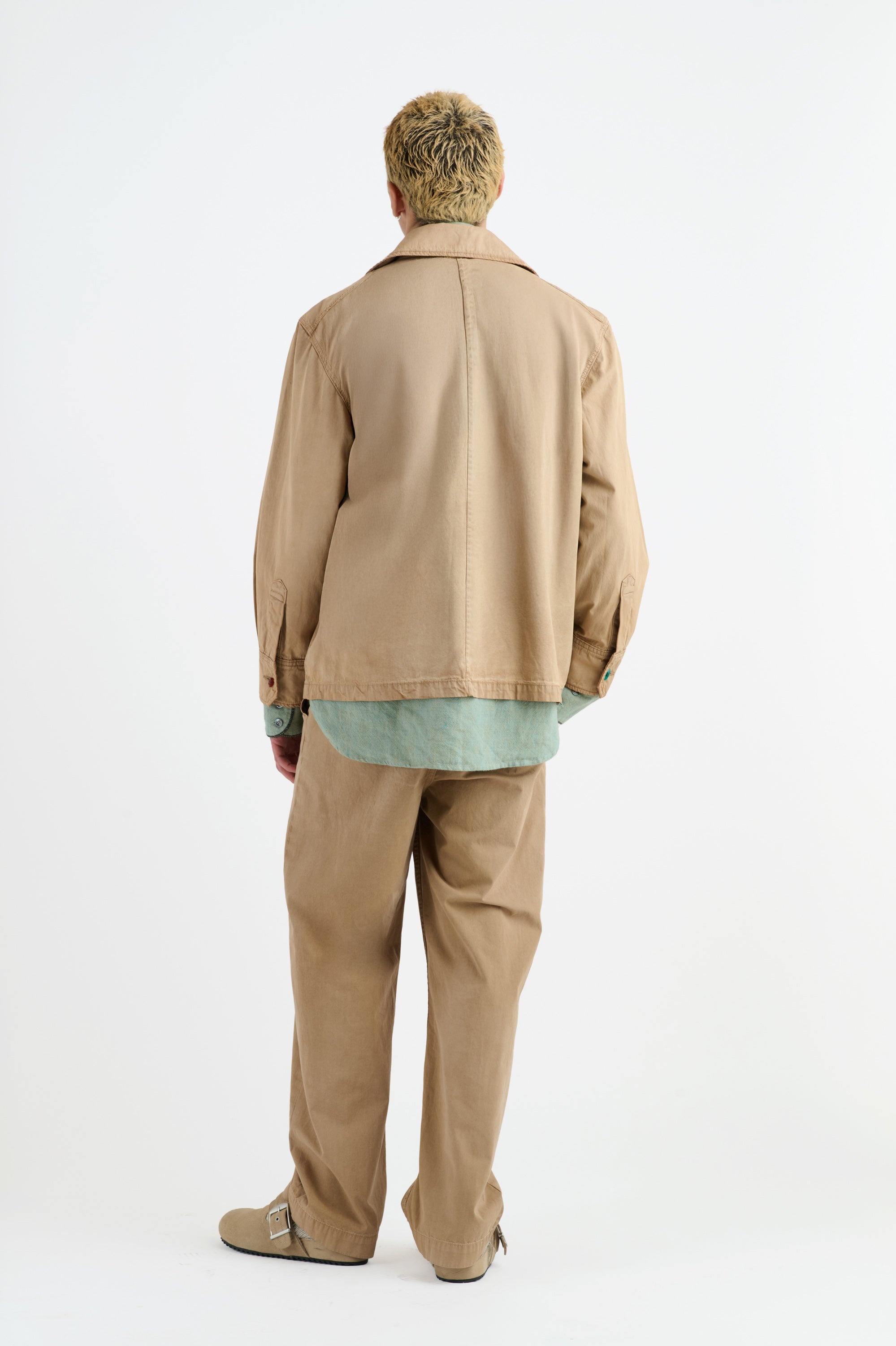 SILVANO WASHED CHORE JACKET - 4
