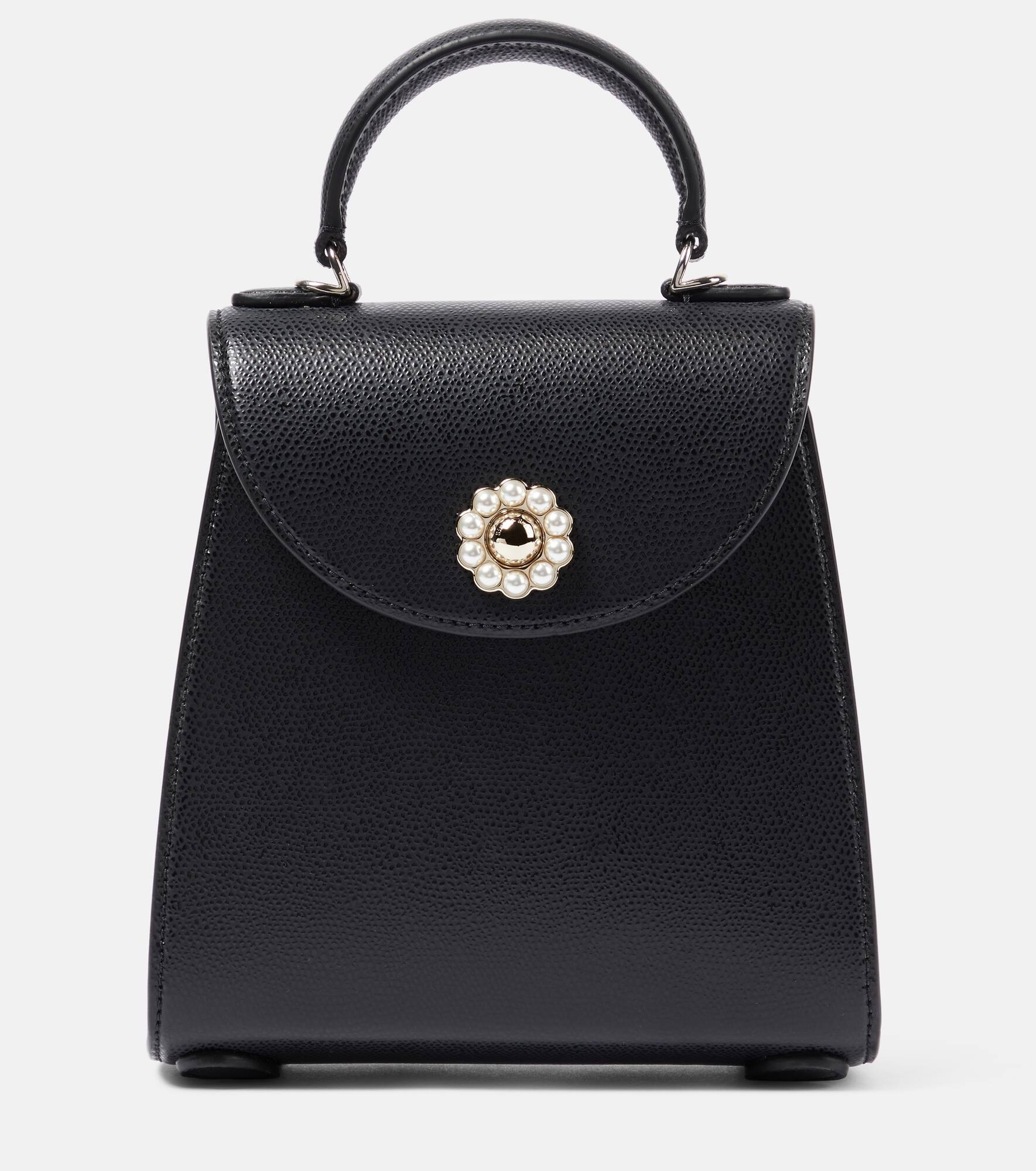Valentine Mini leather tote bag - 1