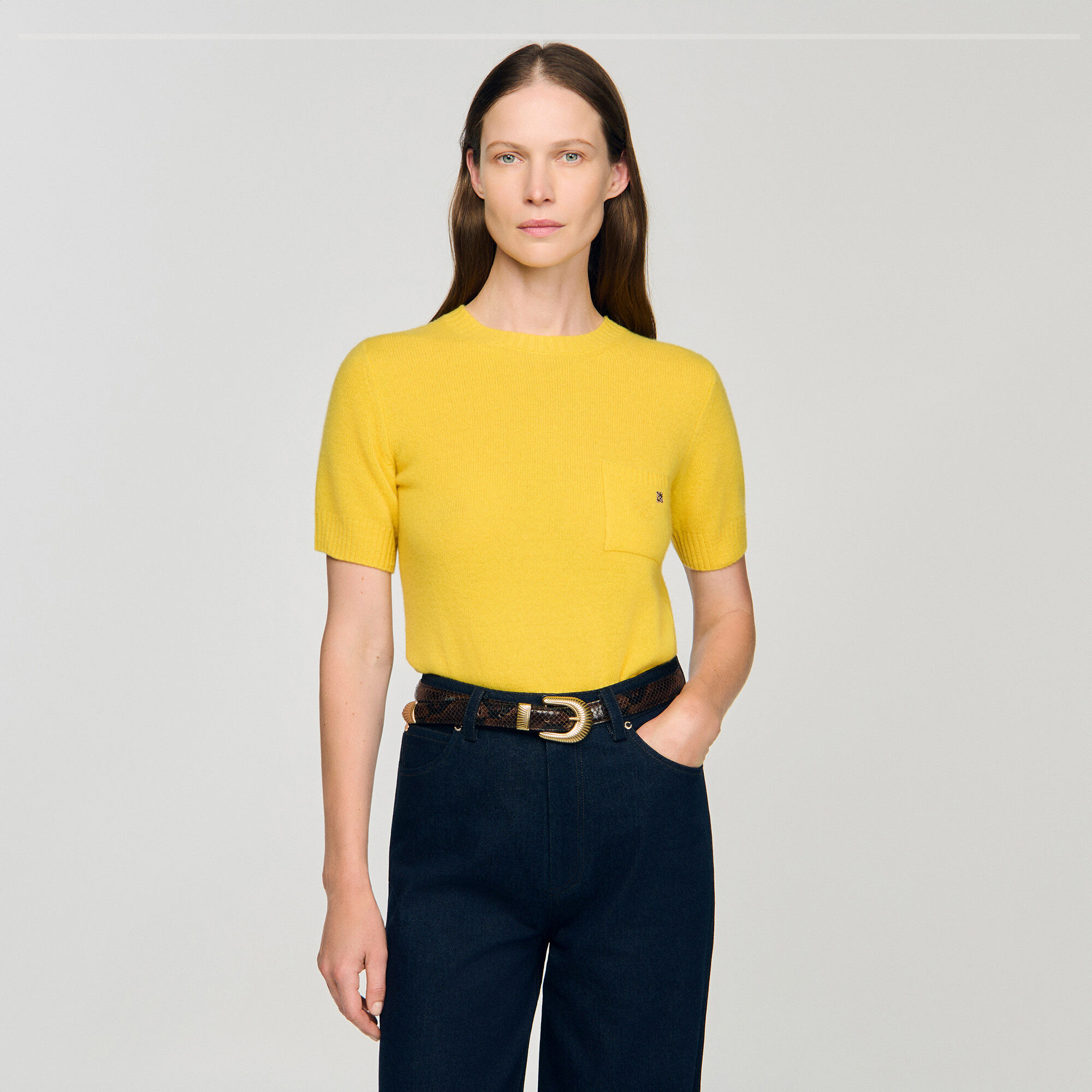 SHORT-SLEEVE SWEATER - 4