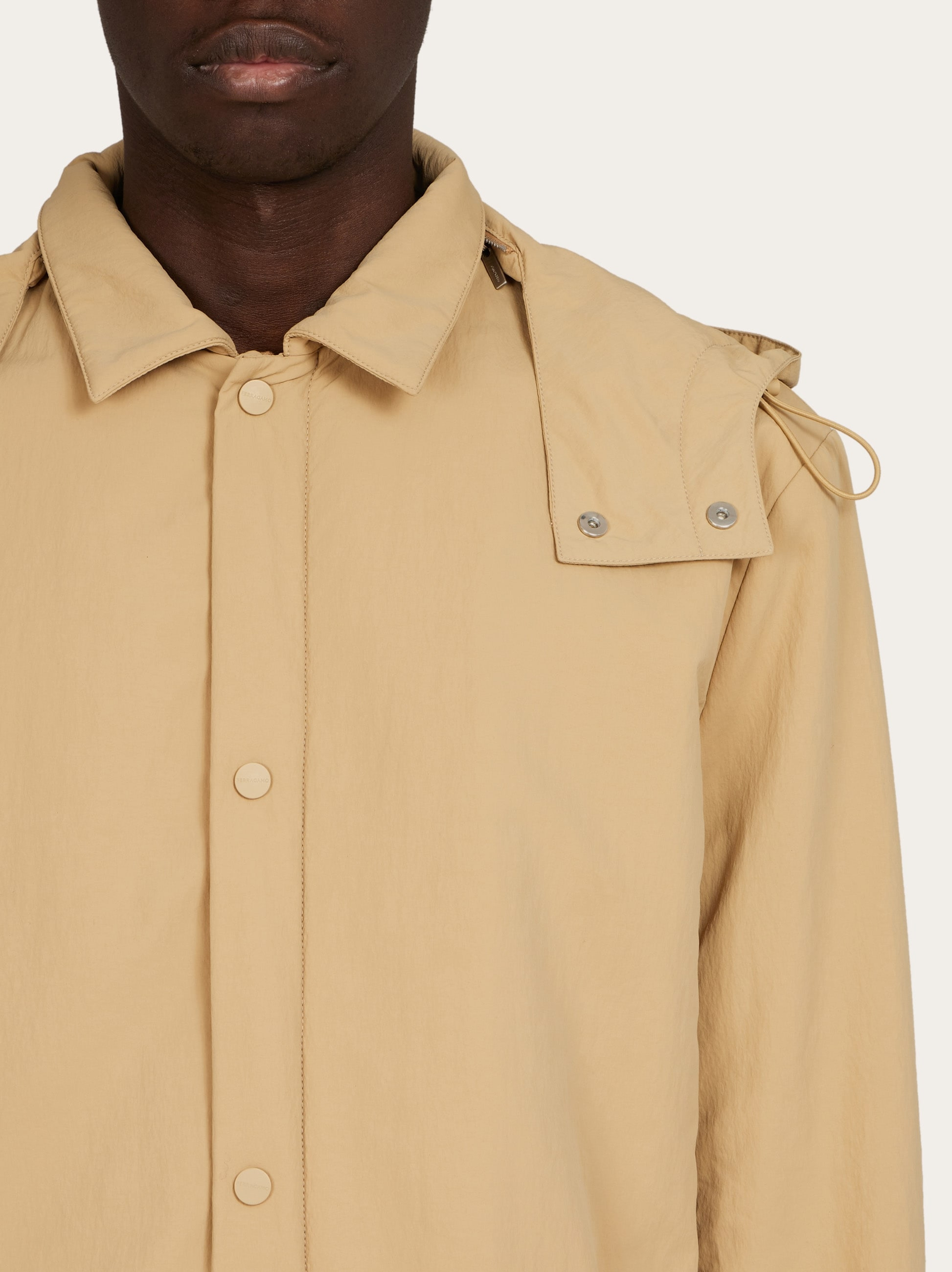 Structured nylon jacket - 5