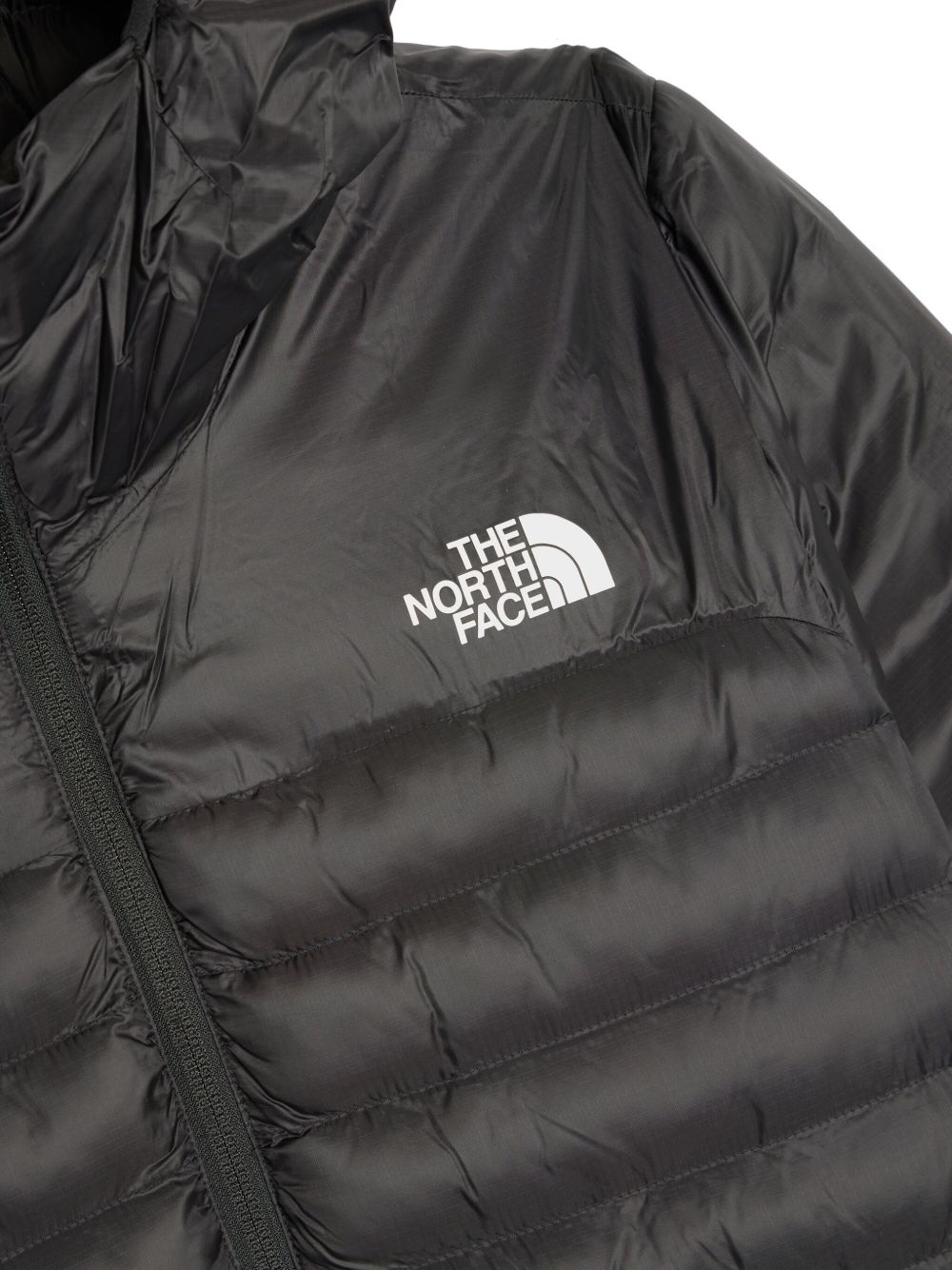 logo-print padded jacket - 4