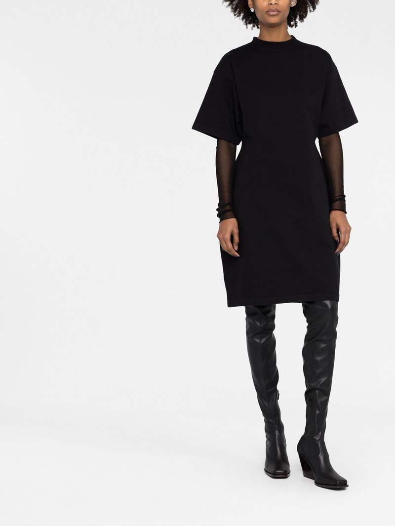 BALENCIAGA Hourglass cotton T-shirt dress outlook