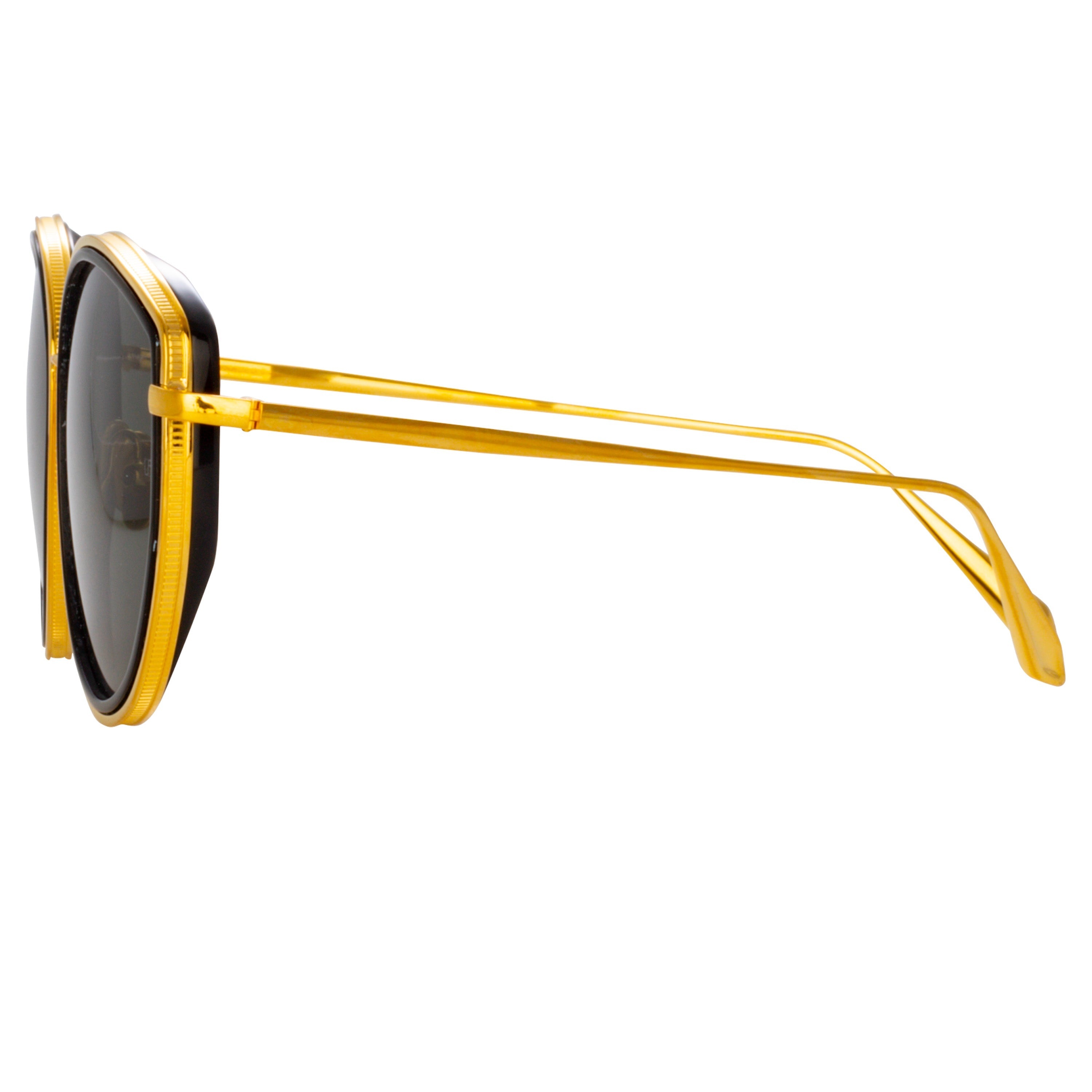 SAMARA CAT EYE SUNGLASSES IN YELLOW GOLD - 4