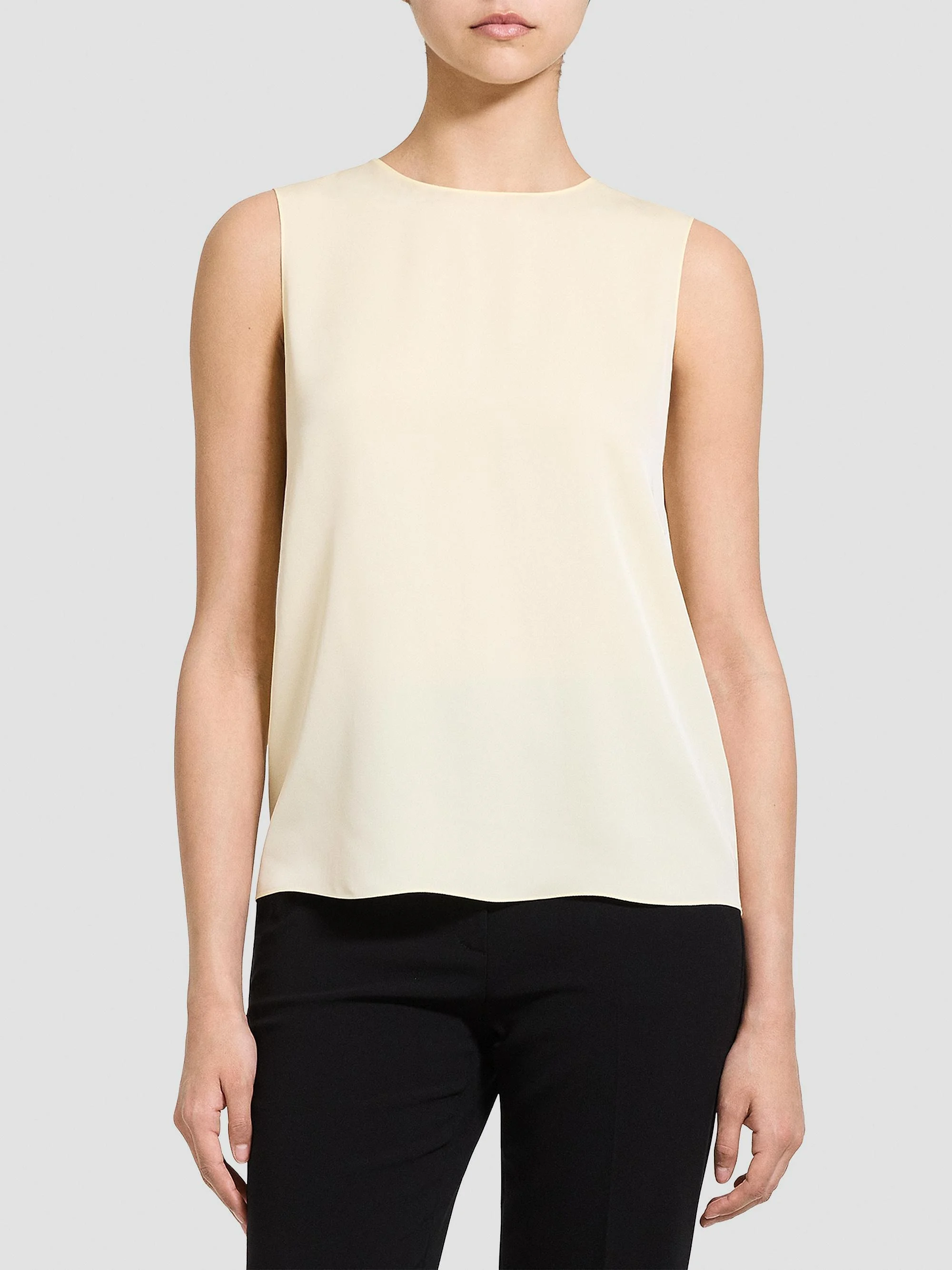 Women's Sleeveless Silk Top - Sunbeam - 1