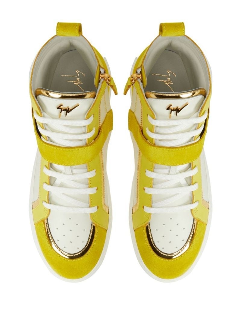 Zenas high-top panelled sneakers - 4