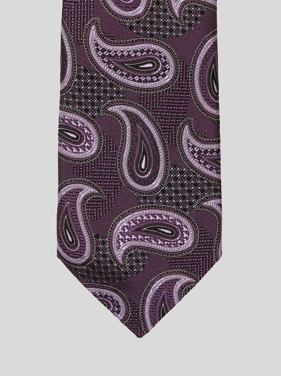 PAISLEY JACQUARD TIE - 3