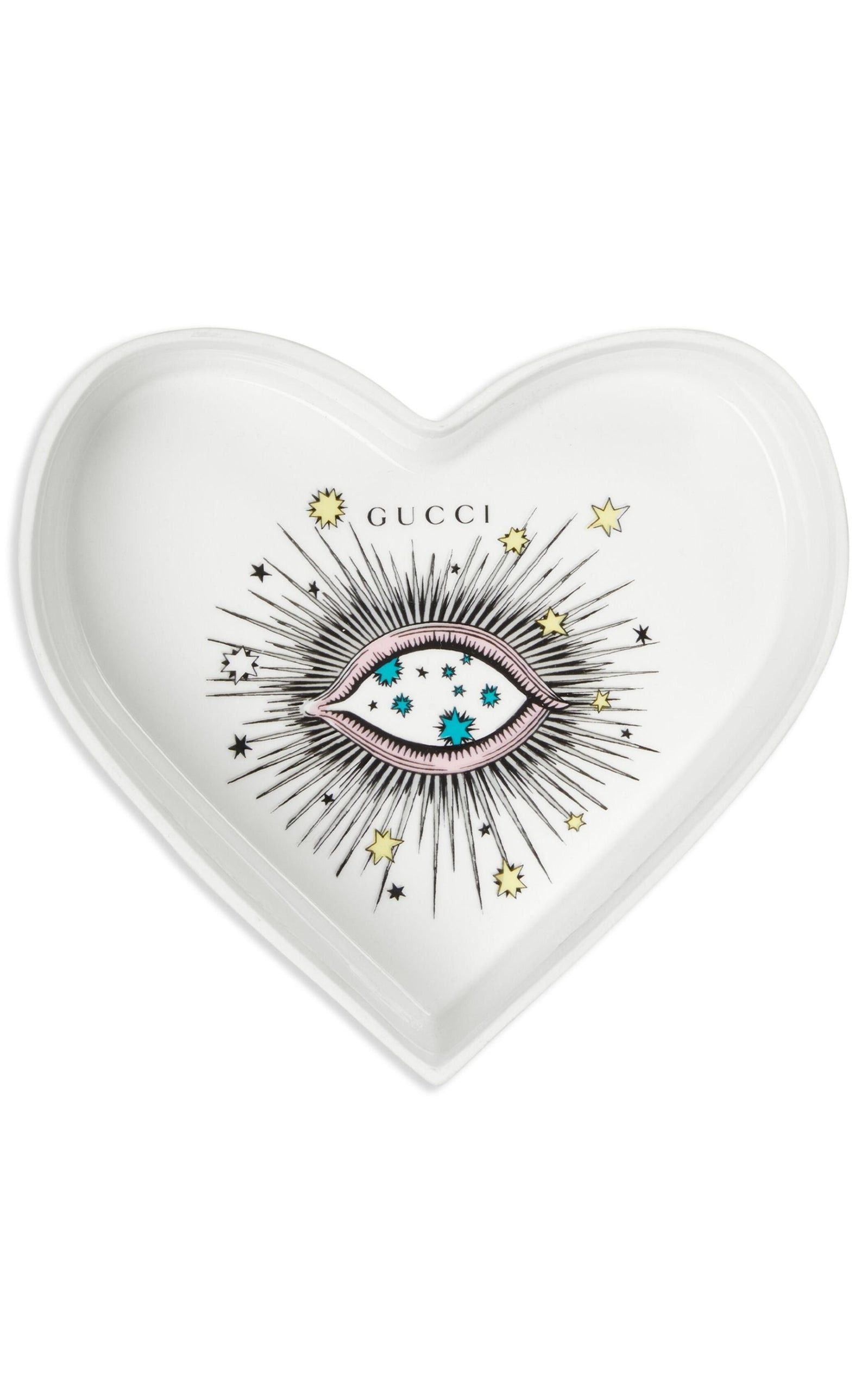 Porcelain Box With Star Eye Print - 2