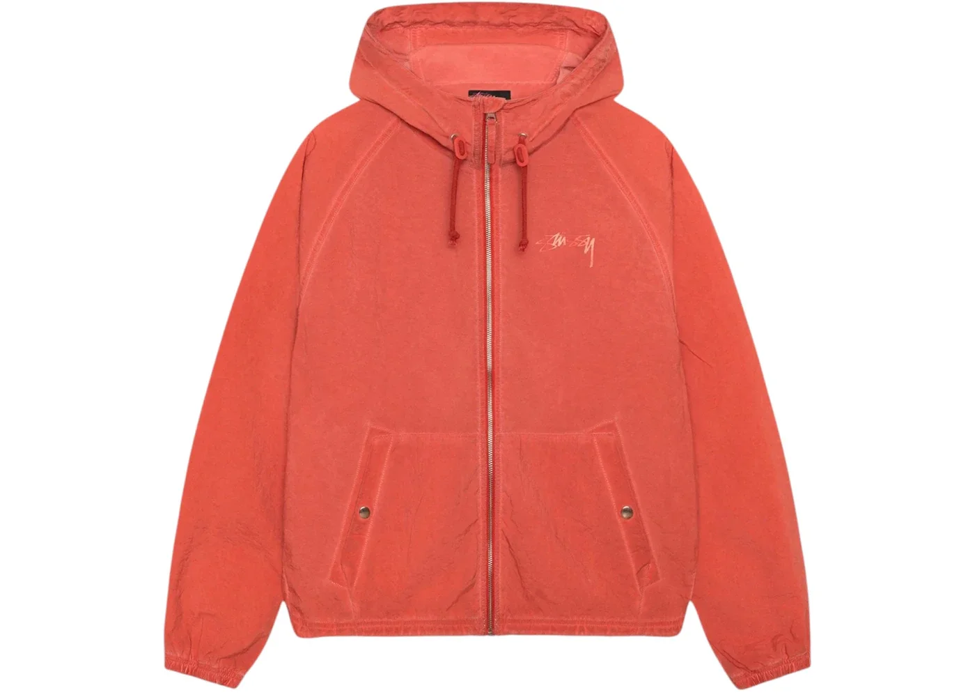 Stussy Beach Garment Dyed Shell Red - 1