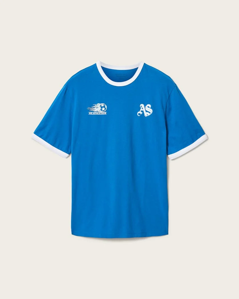 AZZURRI SHORT SLEEVE CREW NECK T-SHIRT - 1