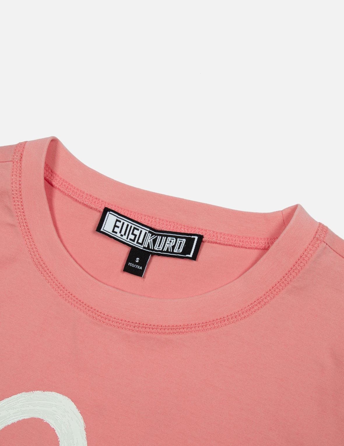 Brush Art Kamon Logo Printed Cropped T-shirt - 9