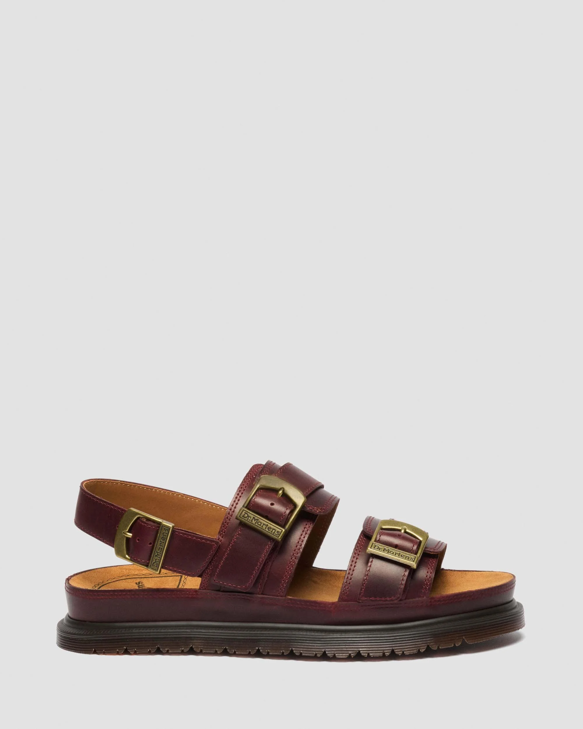 San Two Strap Orleans Leather Sandals - 1
