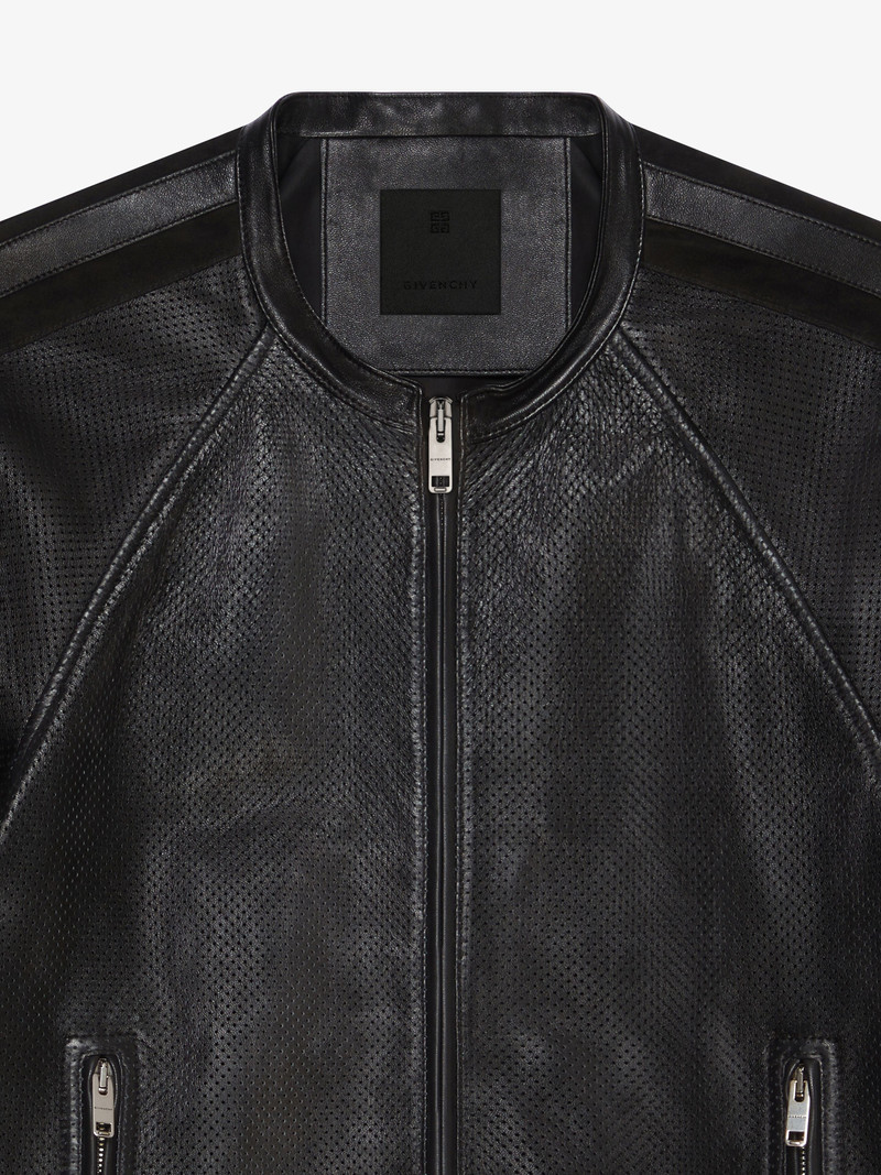 JACKET IN PERFORATED LEATHER 5