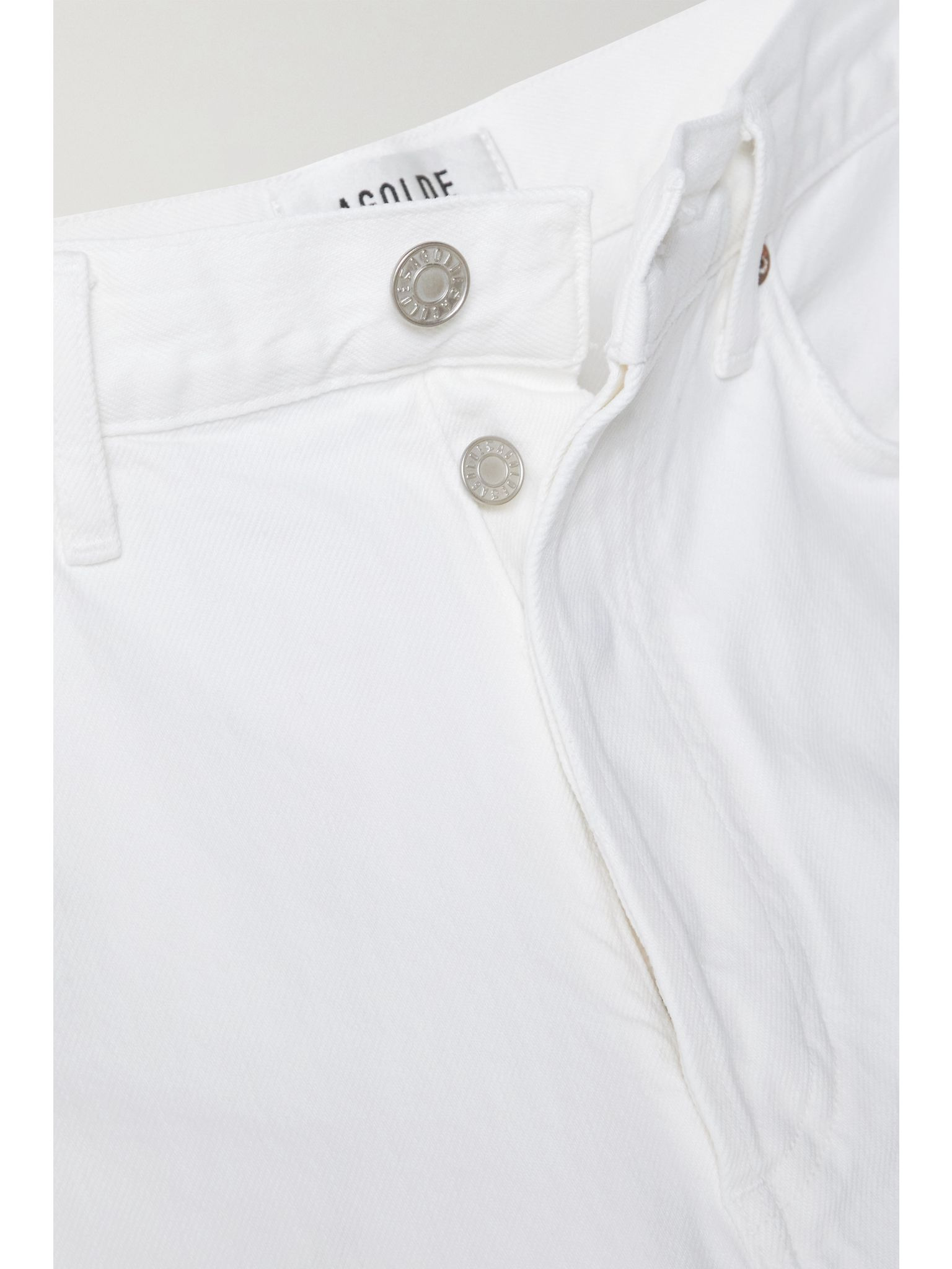 + NET SUSTAIN '90s Pinch Waist high-rise straight-leg organic jeans White - 5