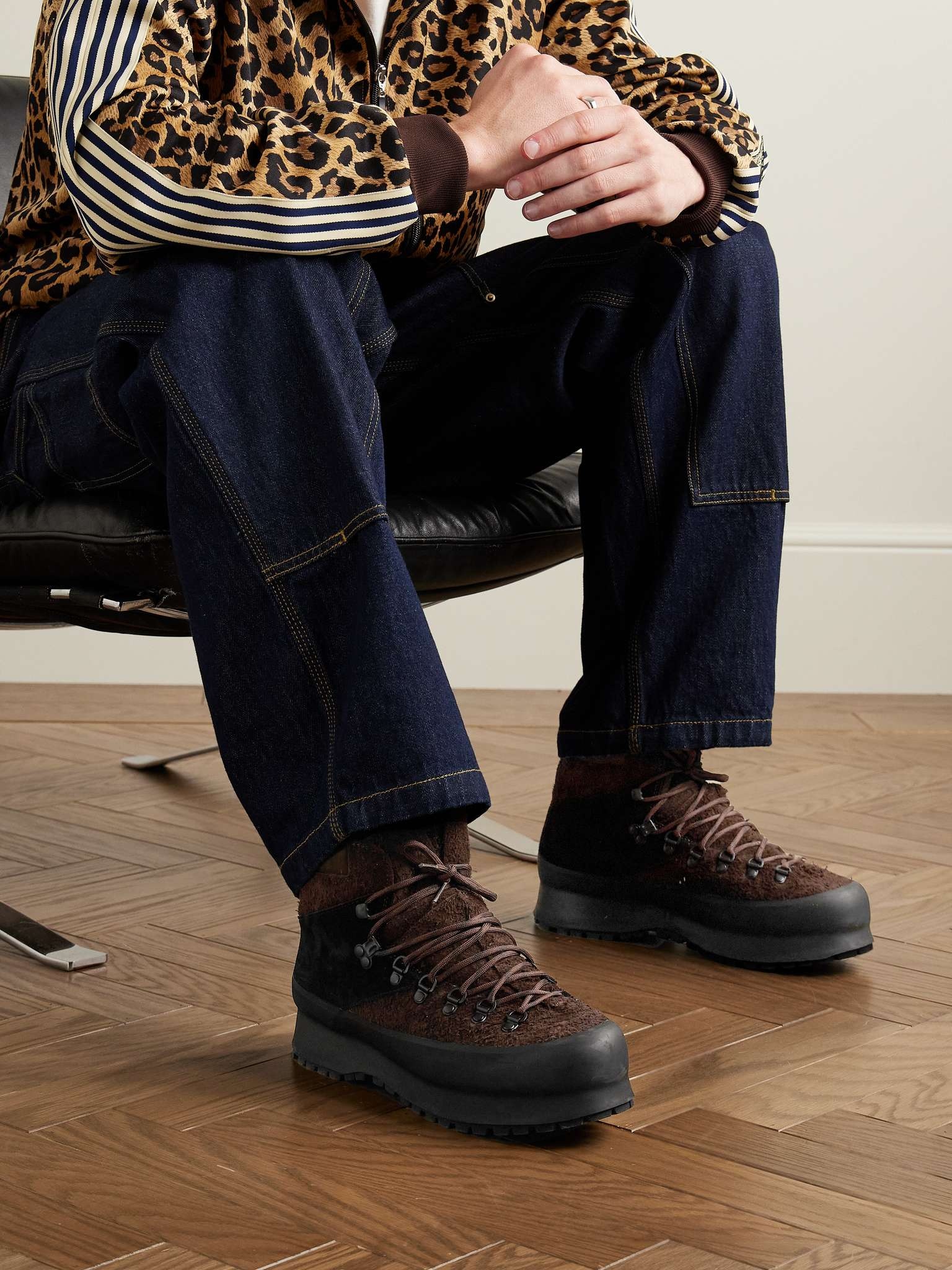 Rosset Rubber-Trimmed Suede Boots - 2