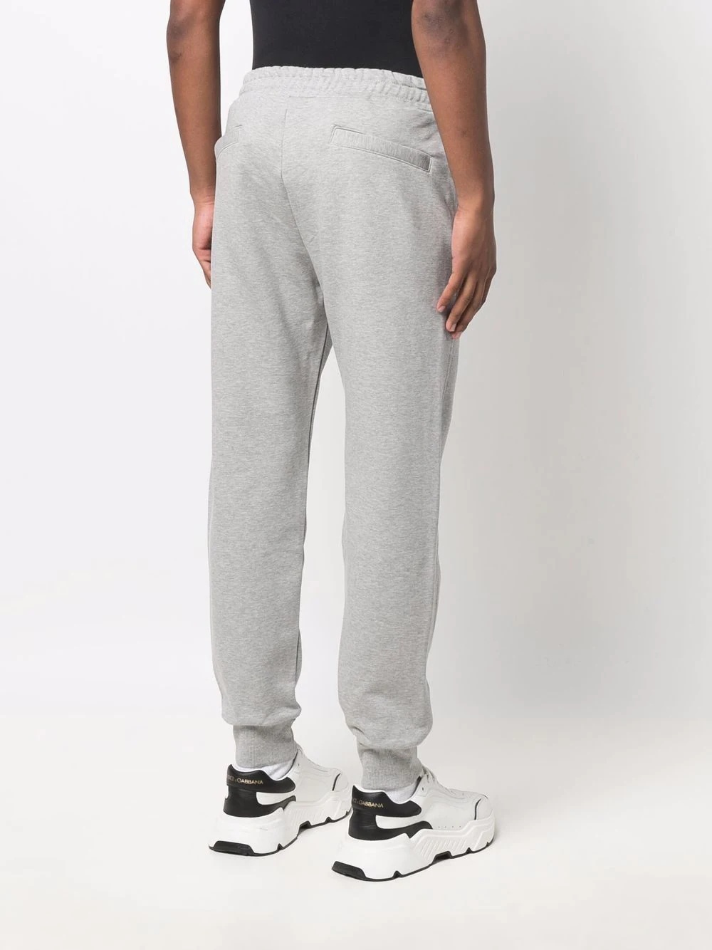 embroidered-logo tapered joggers - 4