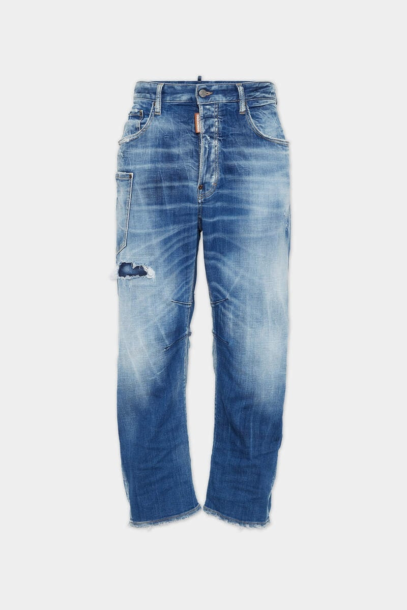 MEDIUM SMALL 홀 워시 KAWAII JEANS - 1