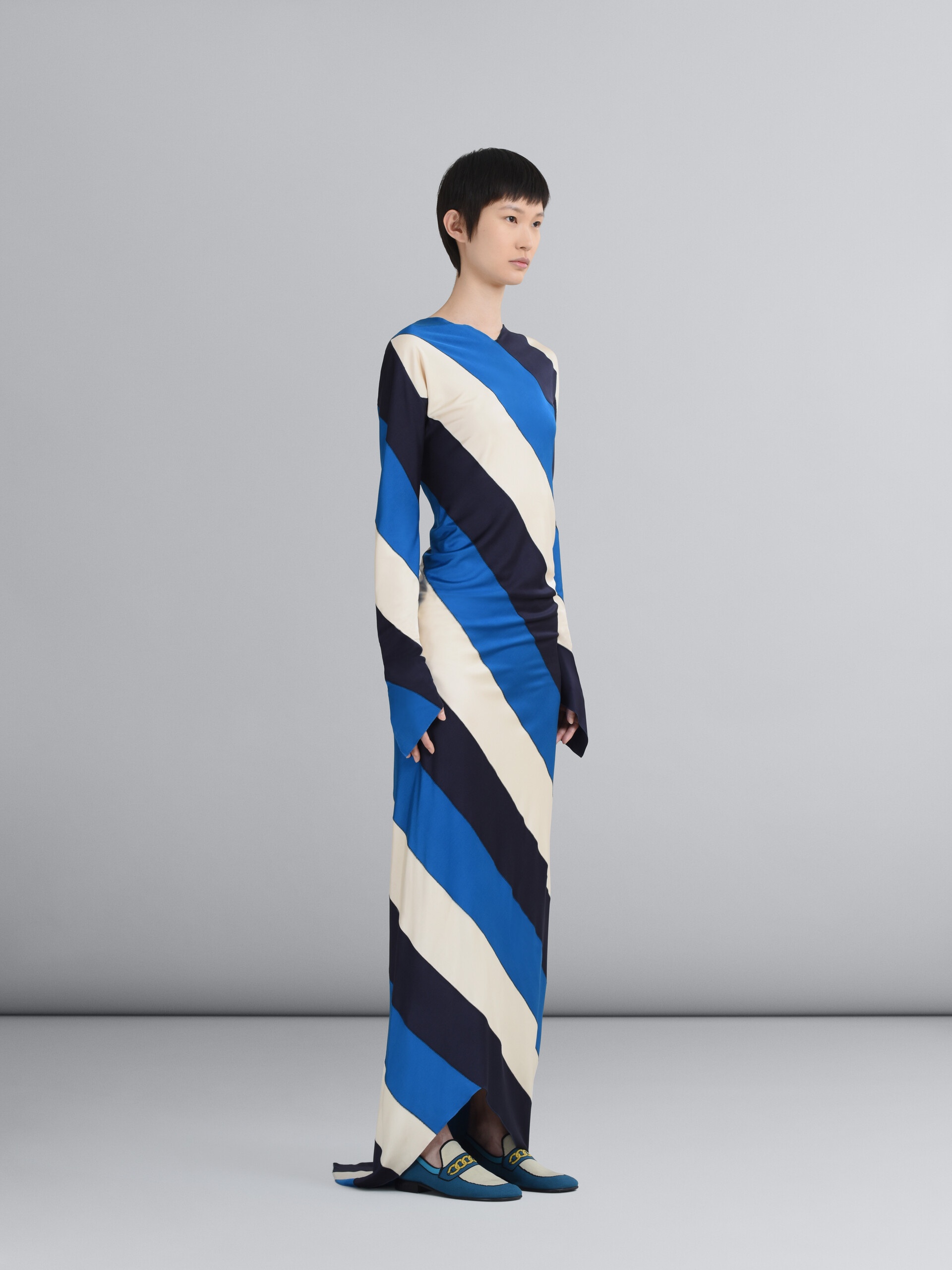 VISCOSE JERSEY LONG DRESS - 6