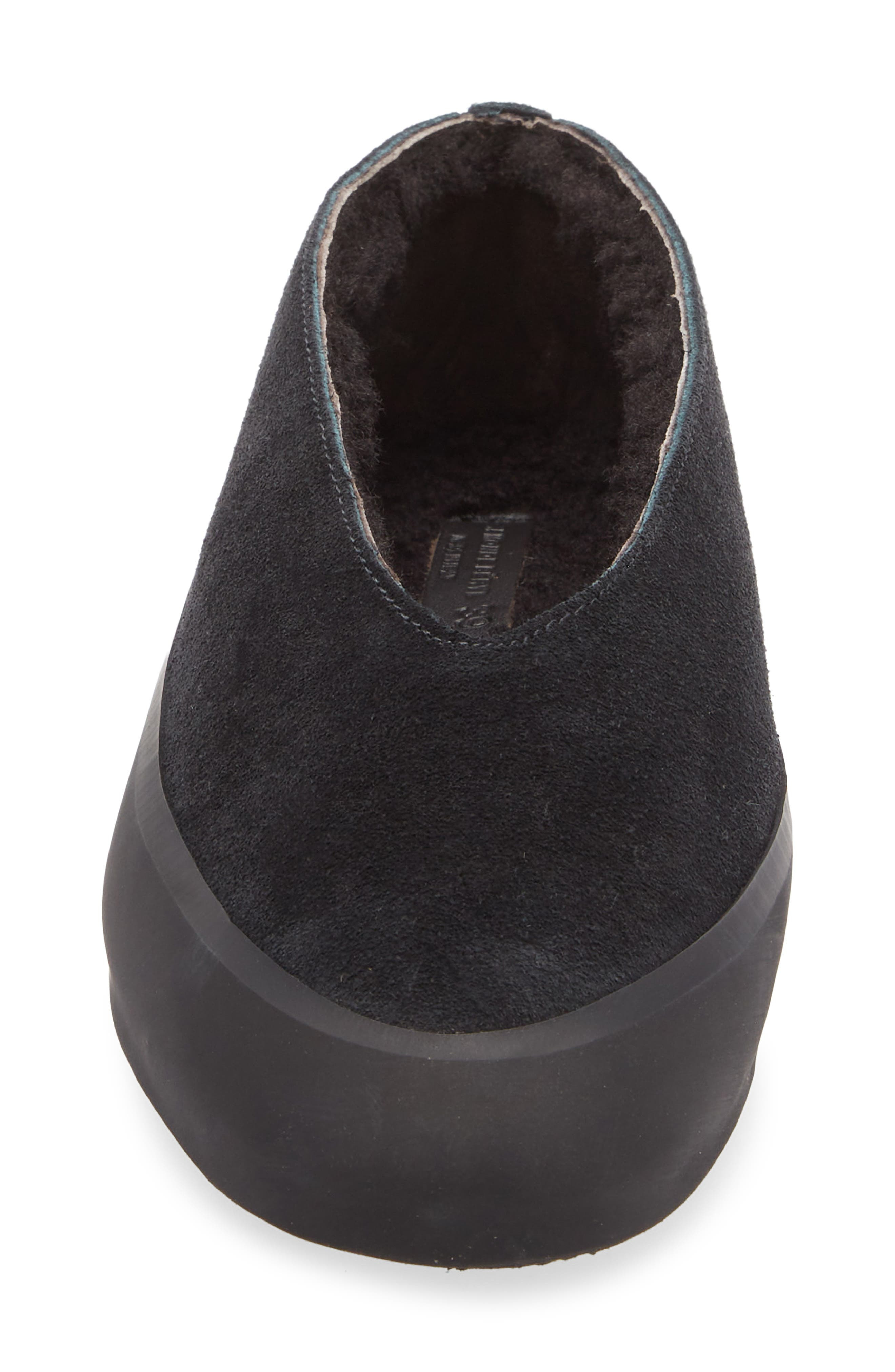 Le Monde Beryl Après Ski Genuine Shearling Lined Ballet Flat in Black at Nordstrom - 4