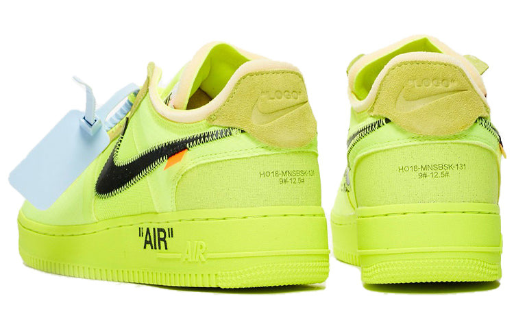 Nike Off-White x Air Force 1 Low 'Volt' AO4606-700 - 3