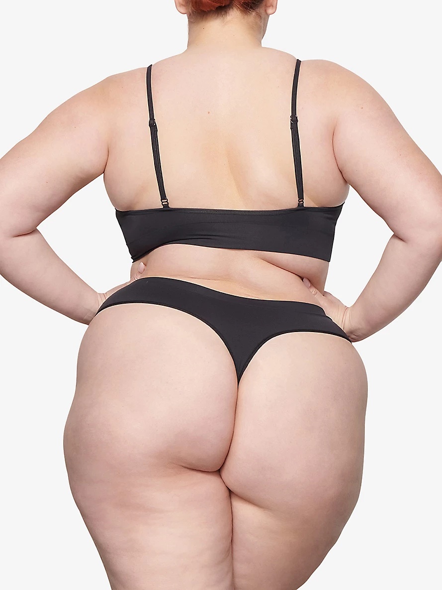 Smoothing mid-rise stretch-woven thong - 4