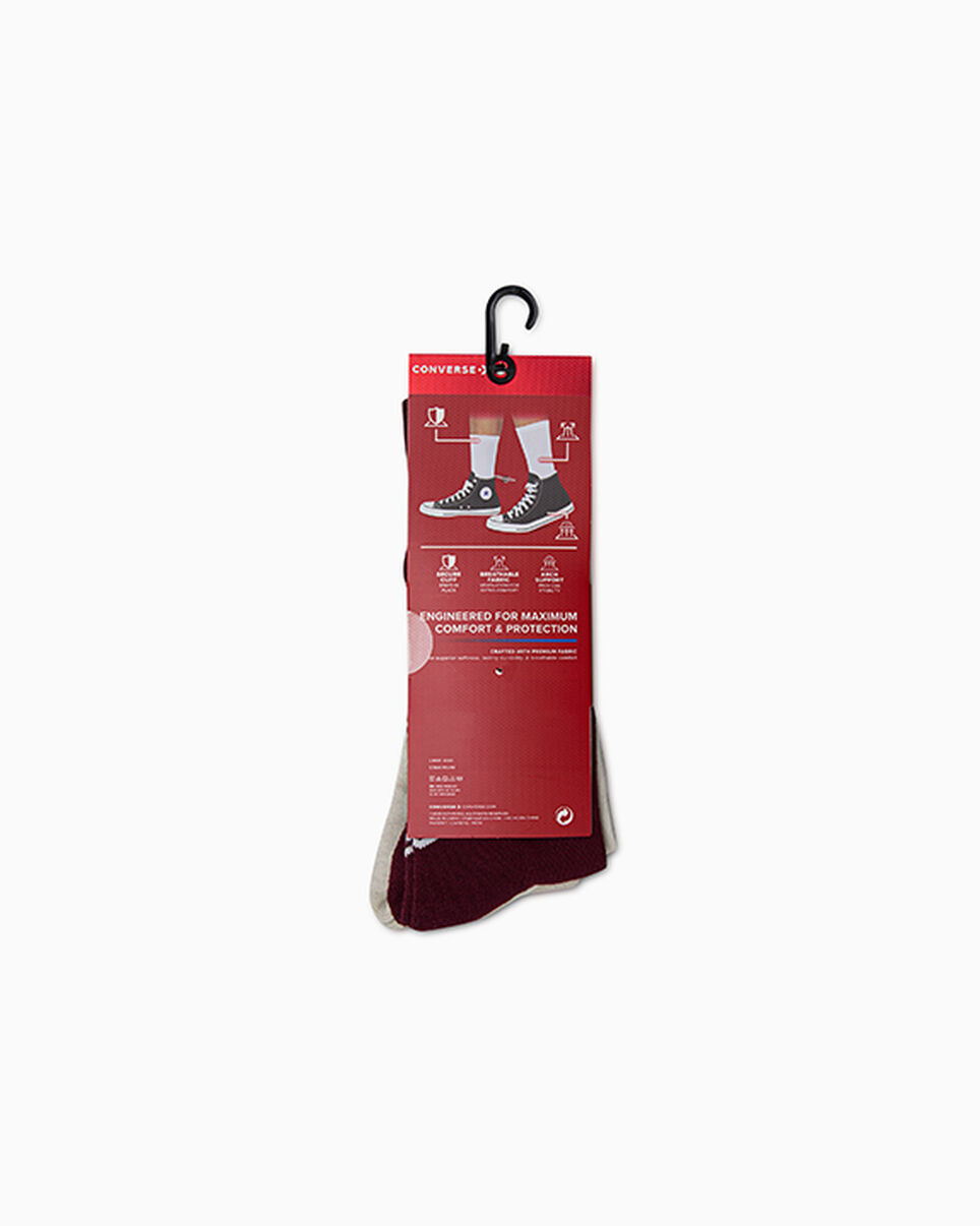 3-Pack Stacked Patch Crew Socks - 3