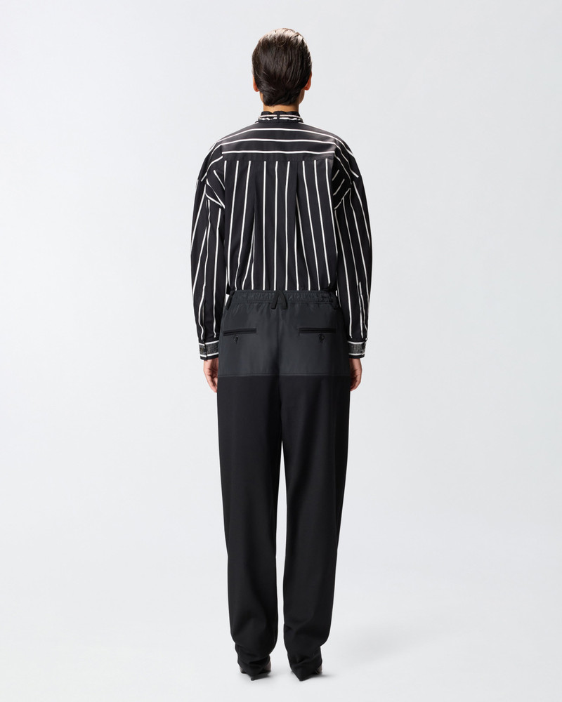 STRIPED SHIRT WITH SHINY LACES 5
