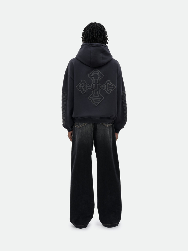 RHUDE CROSS LOGO HOODIE 4