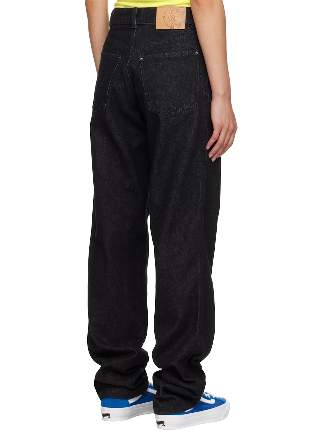 Black Straight Leg Jeans - 3