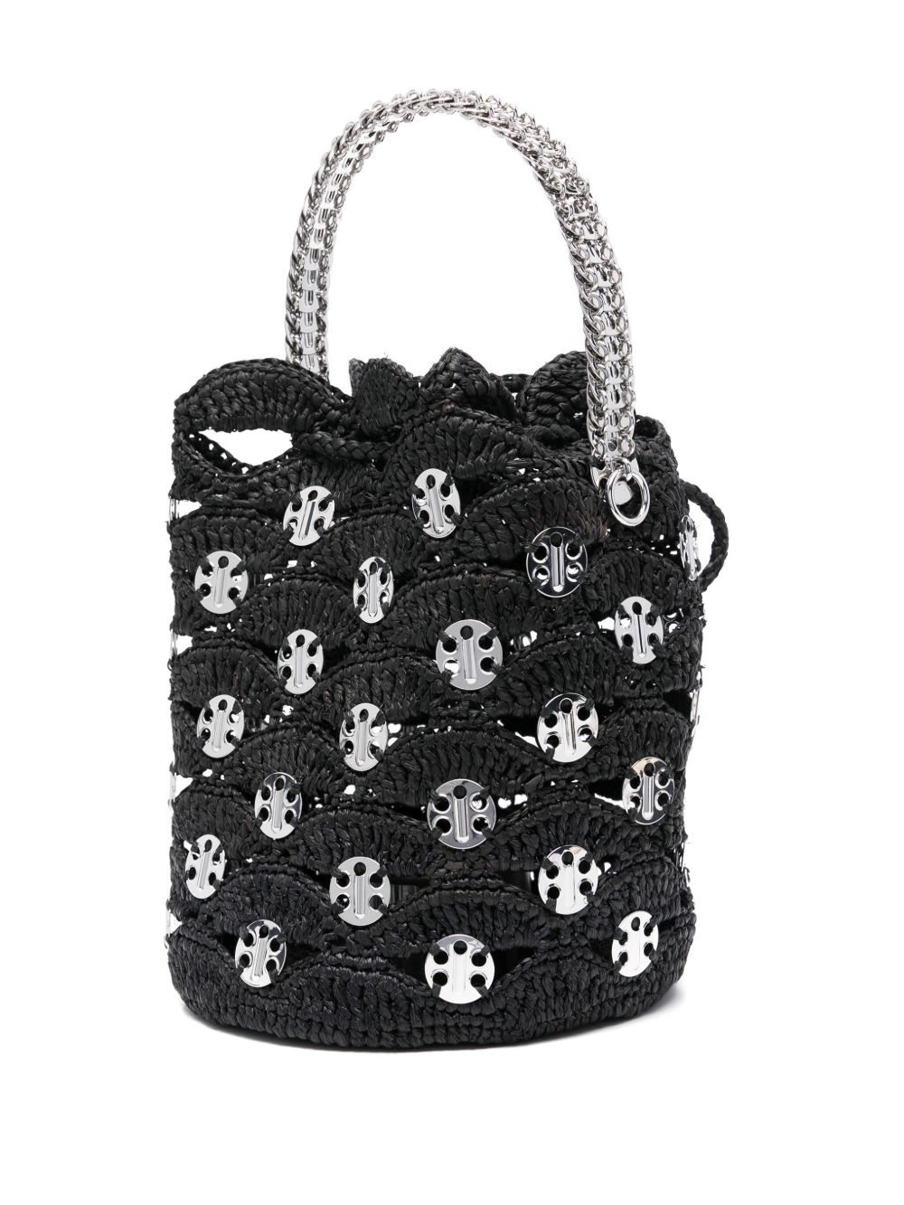 raffia bucket bag - 3