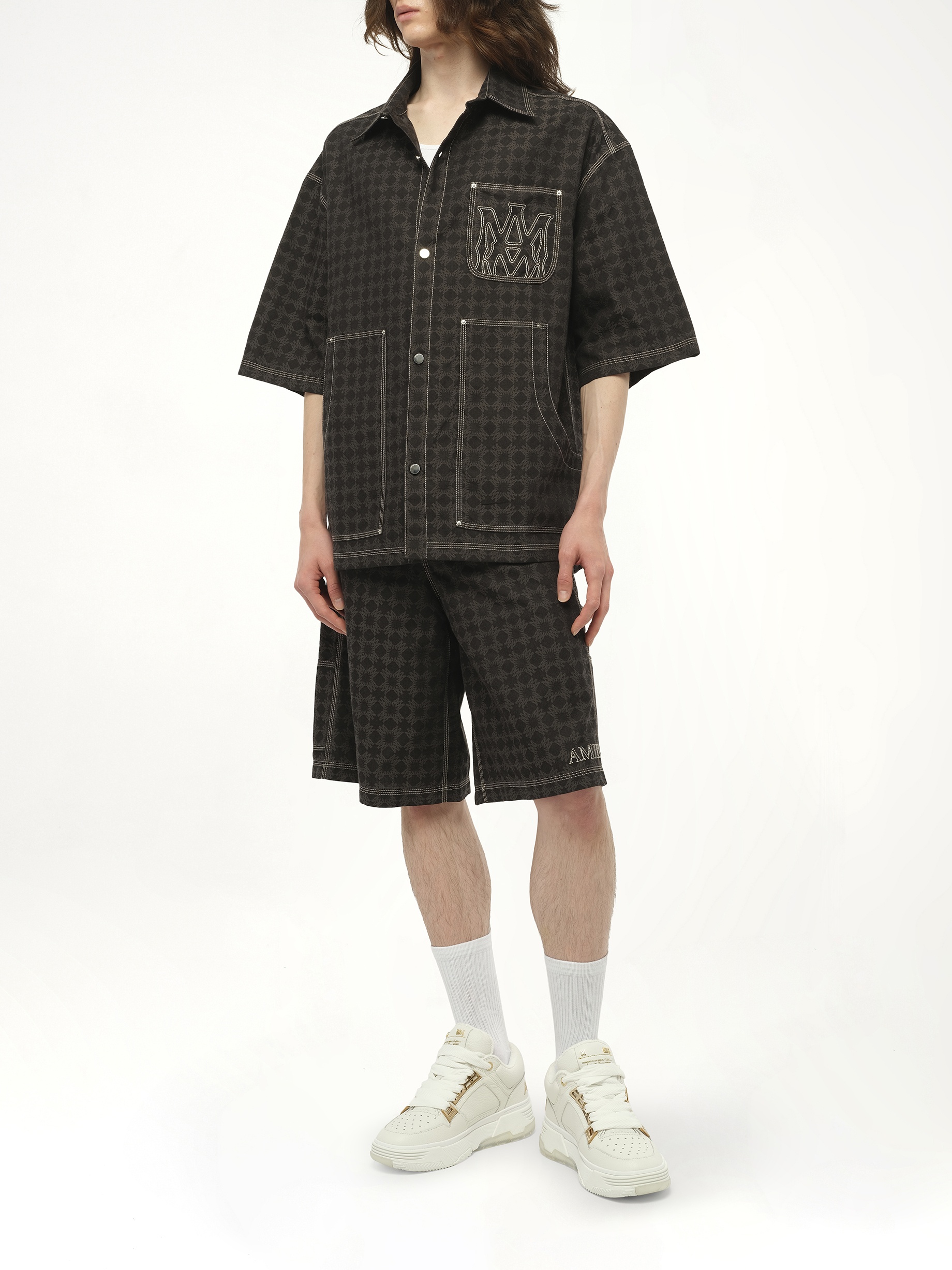 MA Quad Work Shirt in Black - 4