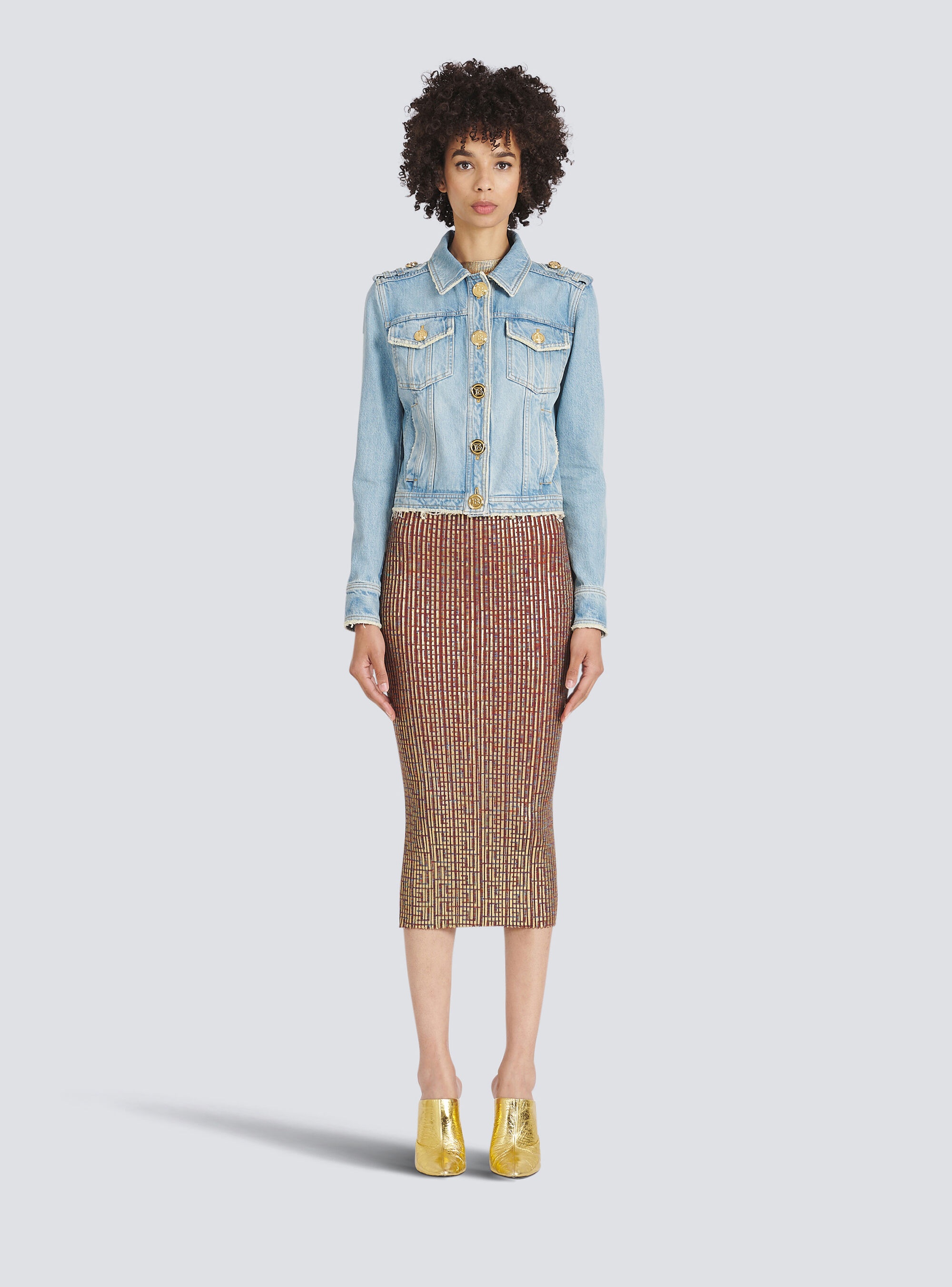 Vintage denim jacket - 3