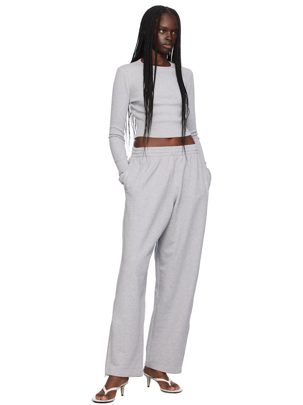Gray Hailey Bieber Edition HB Track Pants - 4