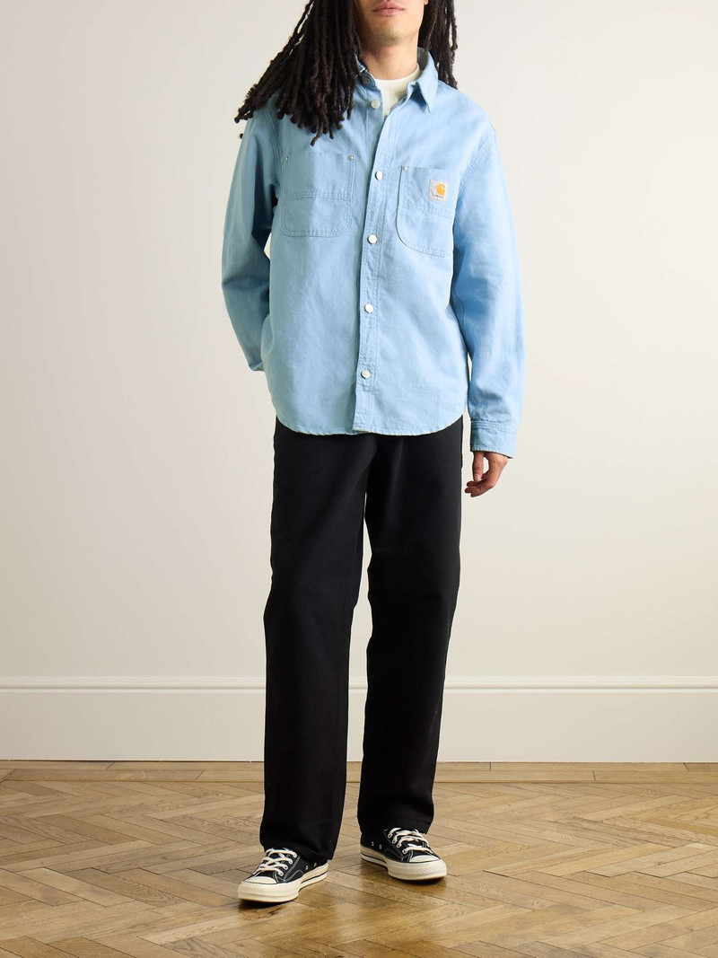 Carhartt Walter Cotton and Linen-Blend Canvas Shirt Jacket outlook