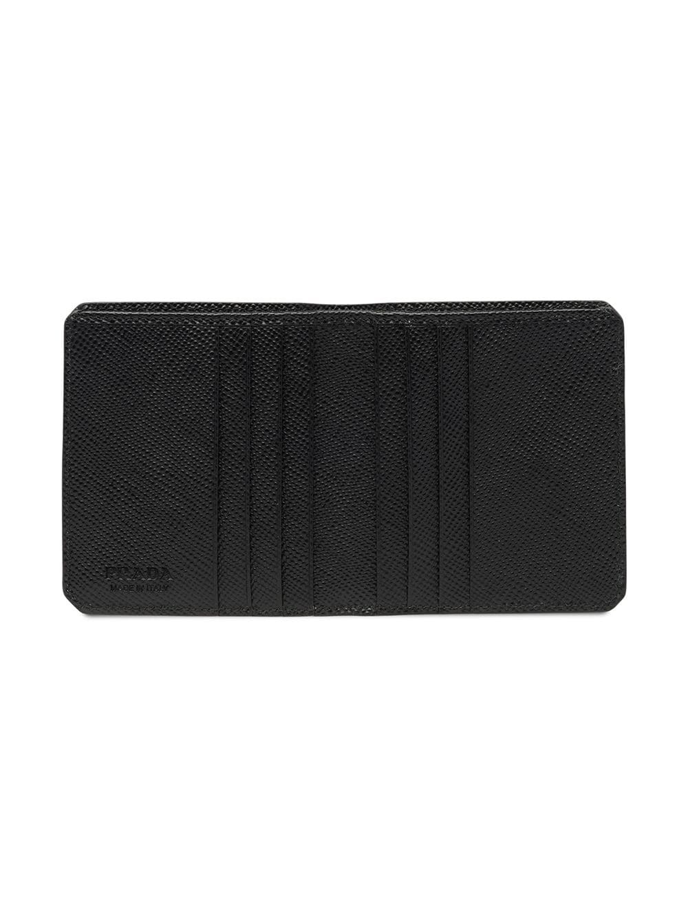 Saffiano leather logo wallet - 3