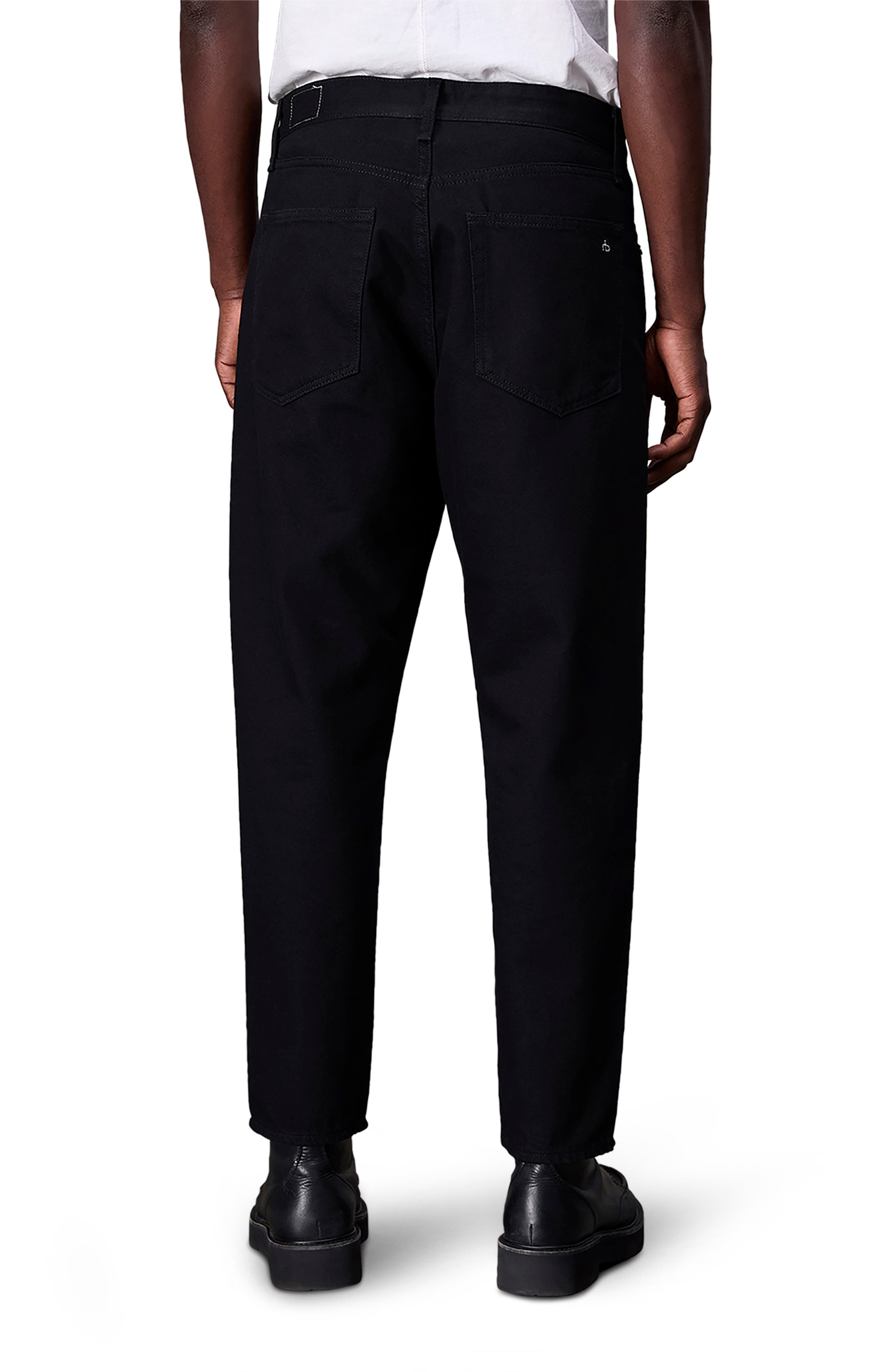 rag & bone Tapered Leg Jeans in Black at Nordstrom - 2