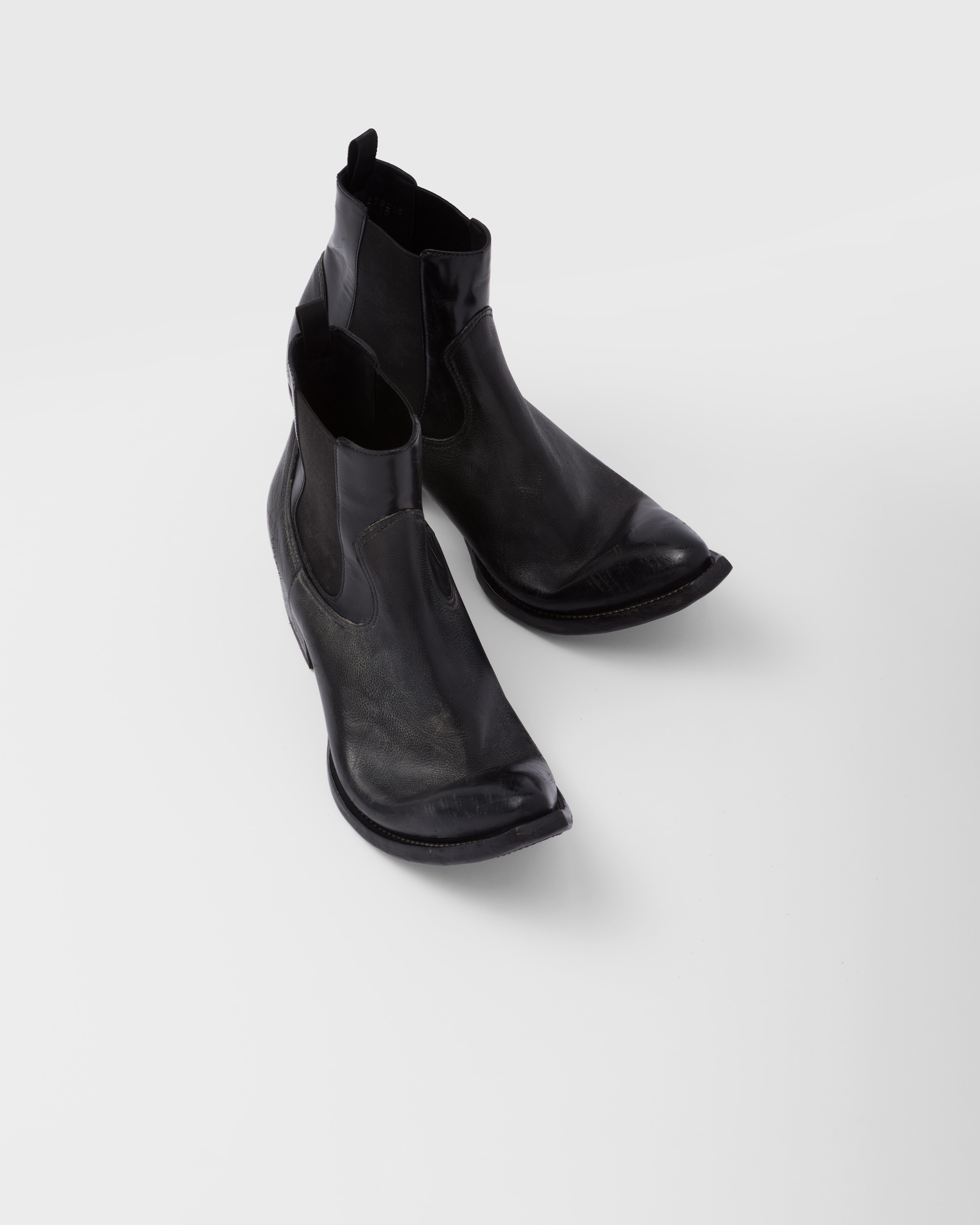 Leather booties - 4
