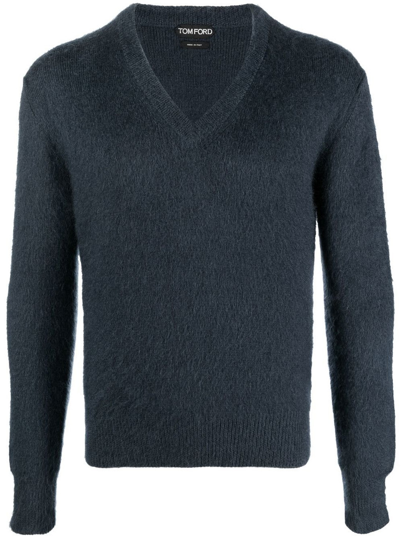 V-neck knitted jumper 1