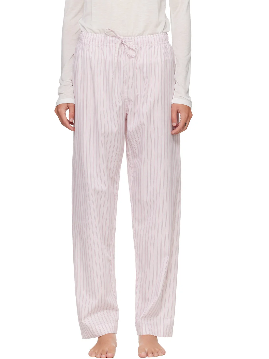 Pink Fine Twill Pyjama Pants - 1