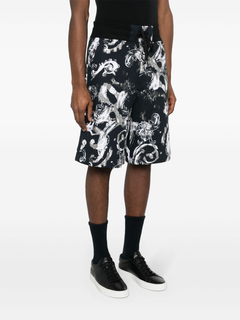 Watercolour Couture cotton shorts - 3