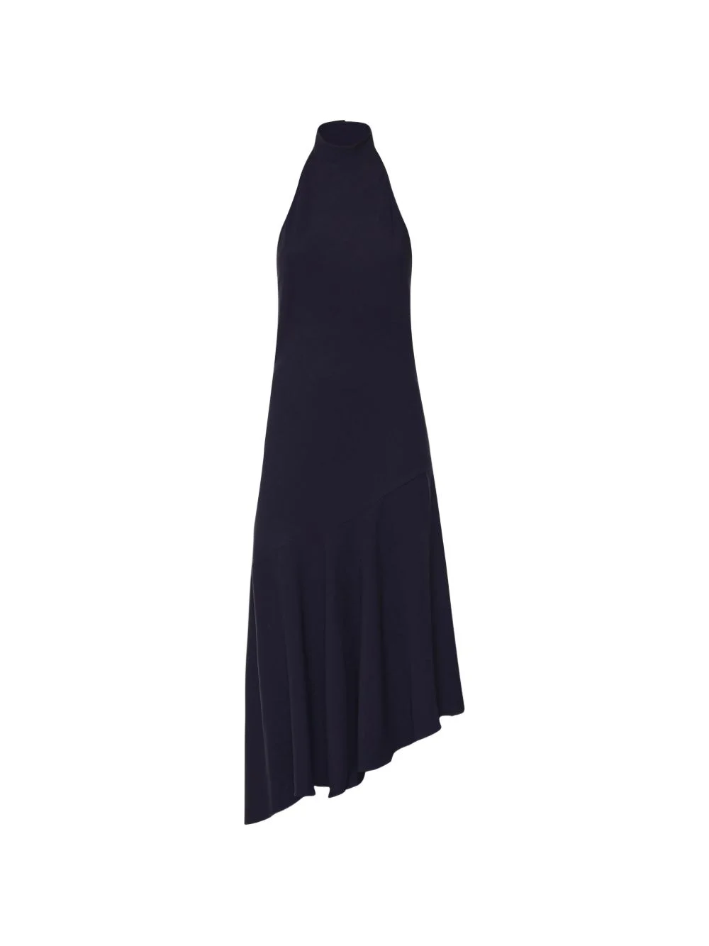 halterneck asymmetrical dress - 1