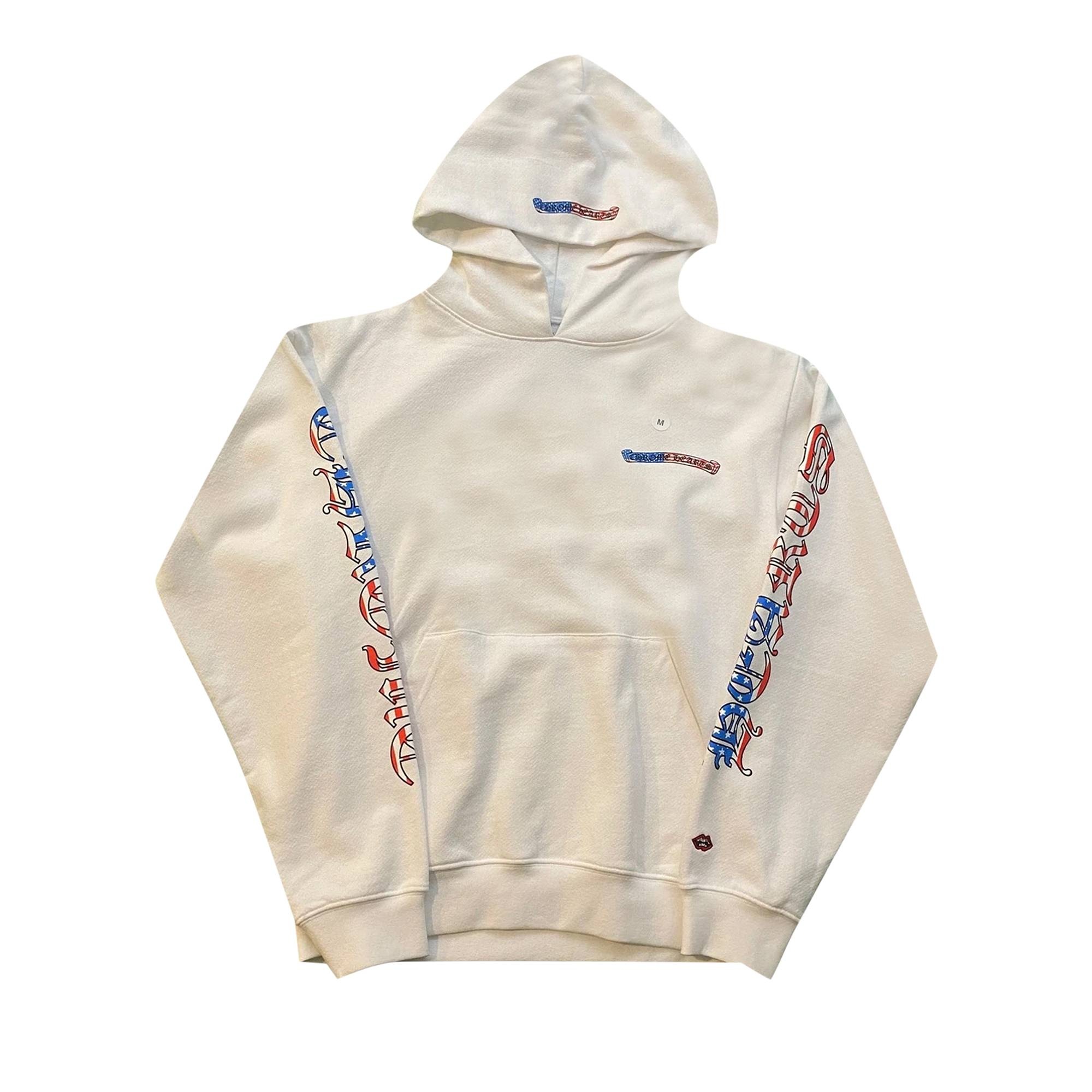 限定 コラボ【Chrome Hearts × Matty Boy】4th Of July hoodie Buy Chrome Hearts x Matty Boy 4th Of July Hoodie 'White