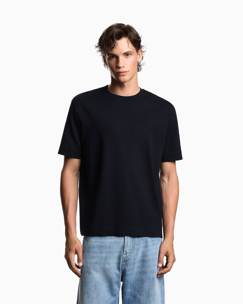 EMPORIO ARMANI ASV JACQUARD JERSEY T-SHIRT outlook