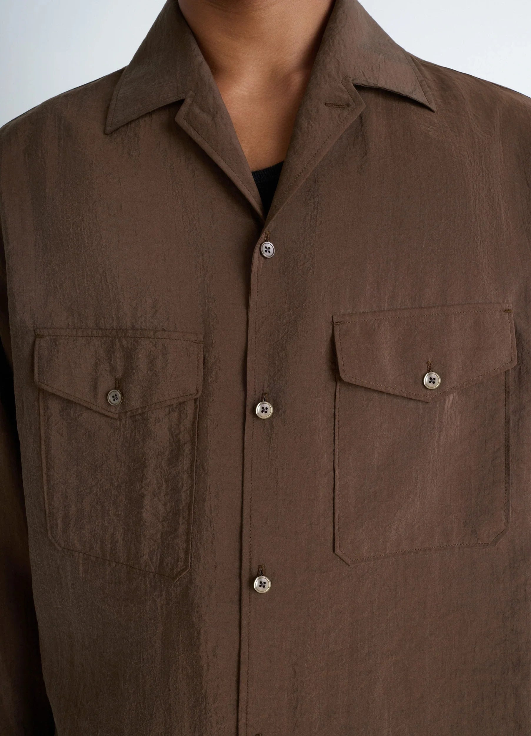 CONVERTIBLE COLLAR SHIRT - 6
