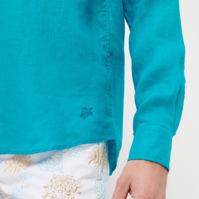 Men Linen Shirt Solid - 6