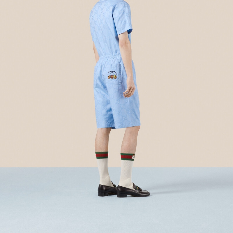 Jumbo GG cotton jacquard shorts 6