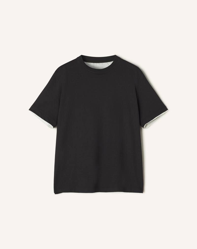 SILK DETAIL T-SHIRT 1