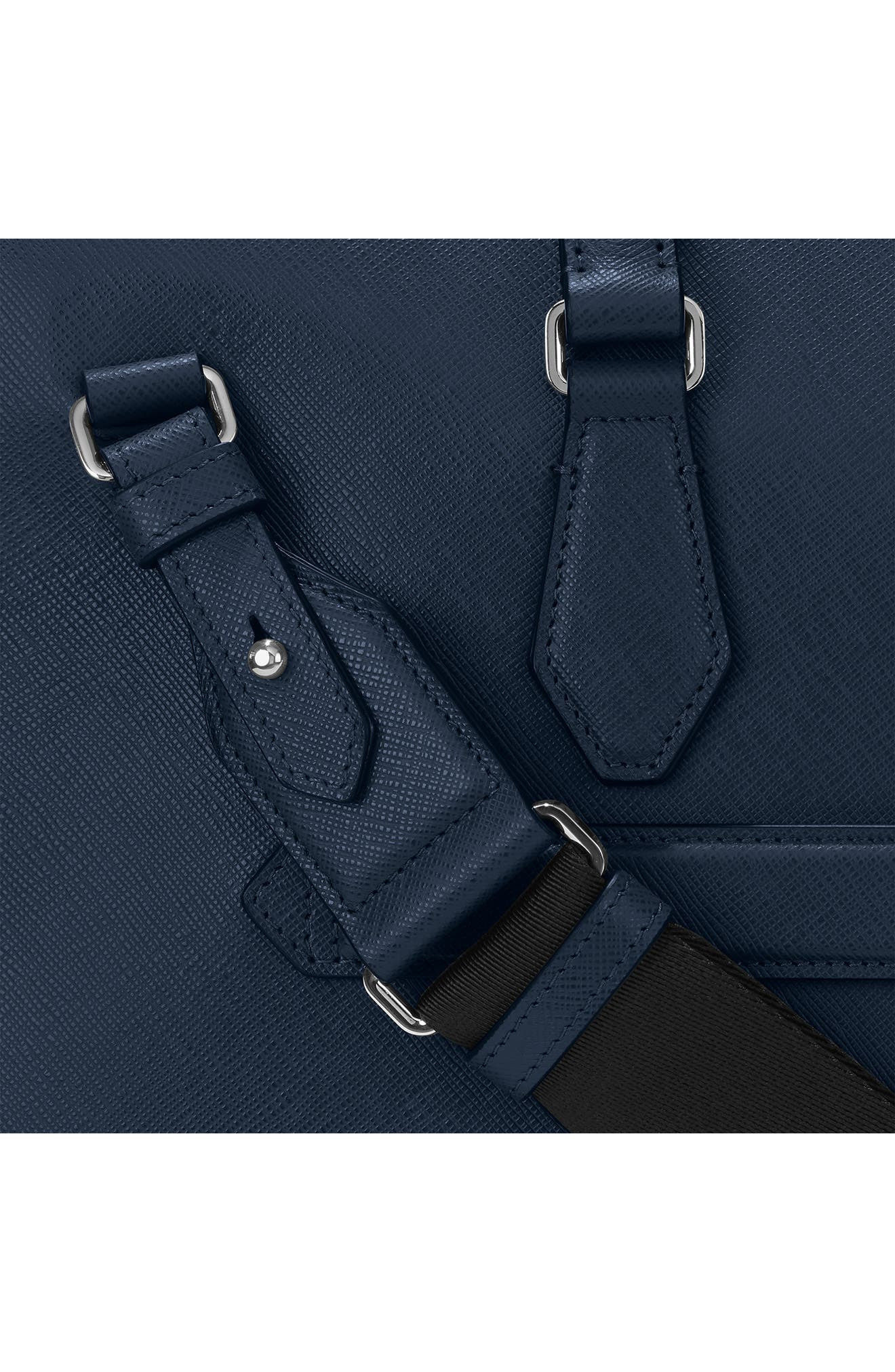Montblanc Sartorial Leather Document Case in Ink Blue at Nordstrom - 5
