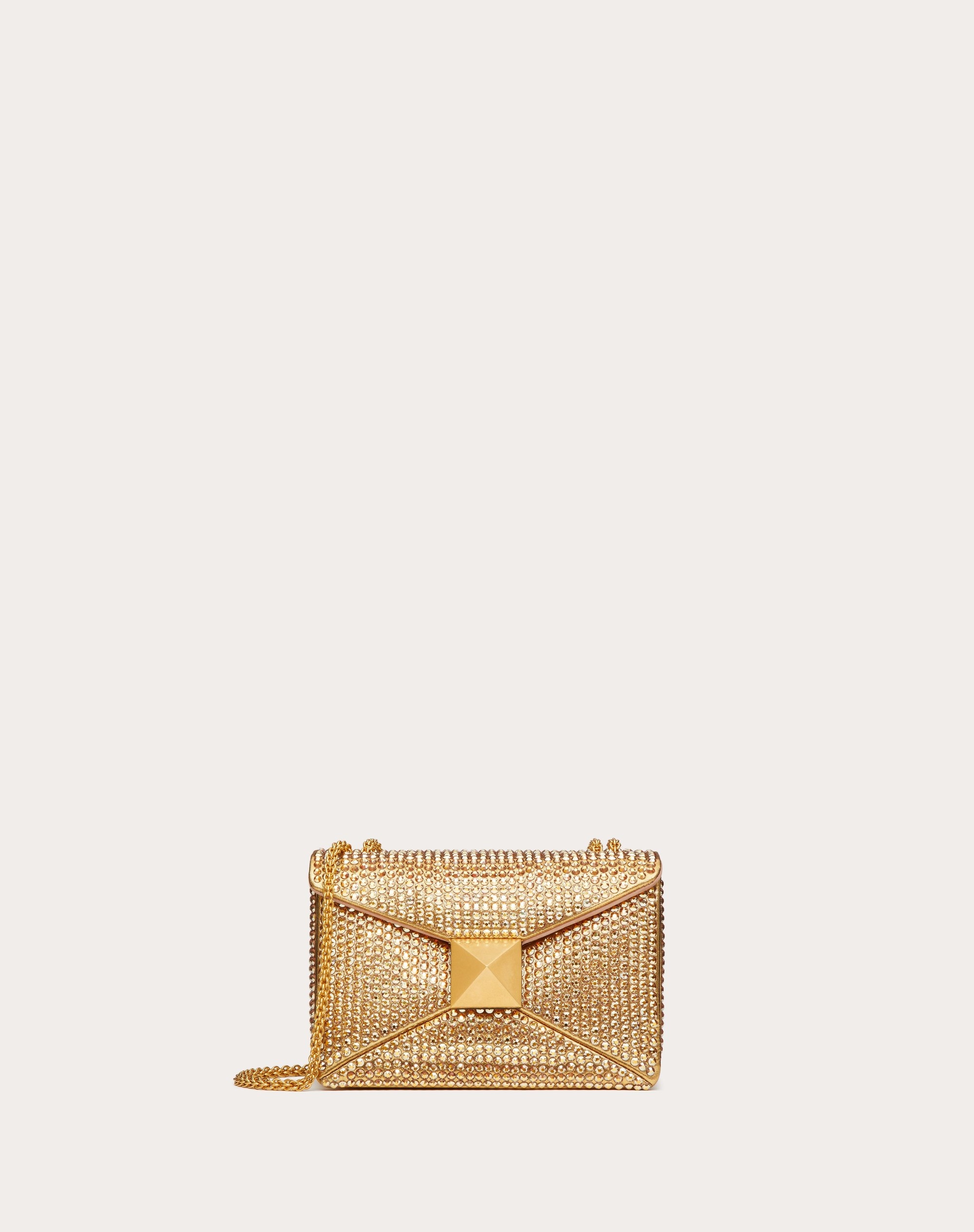 ONE STUD EMBROIDERED BAG WITH CHAIN - 1